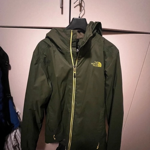 The North Face Quest insulated jacket used, green, size S