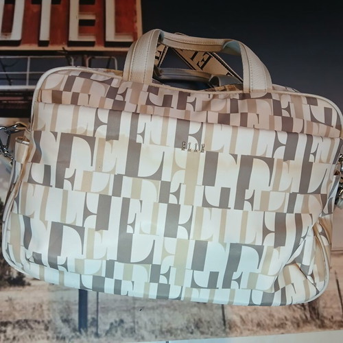 Elle handbag large, new, beige