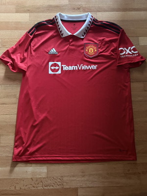 Adidas Manchester United jersey, red, XXL