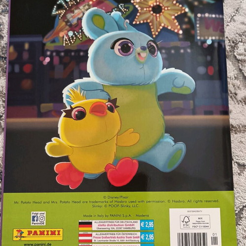 Panini Toy Story 4 2019 album new, German edition