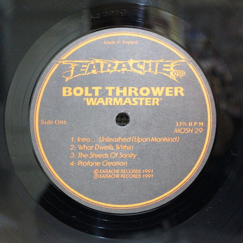Bolt Thrower War Master vinyl LP album gatefold used