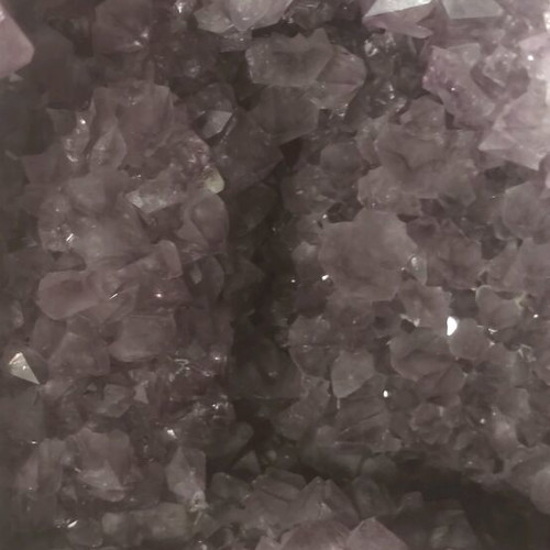 Amethyst Geode new with calcite crystal from Brazil
