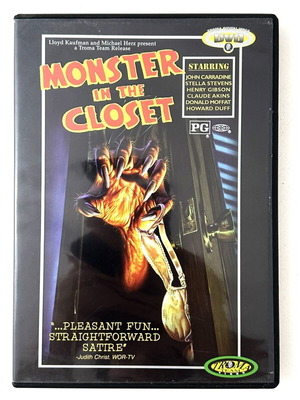 Monster in the Closet DVD like new, thriller horror