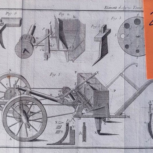 Engraving 1750 authentic on period paper, like new