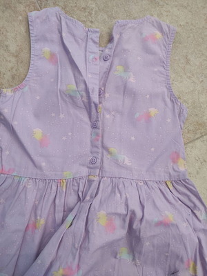 Lc Waikiki Girl's Summer Dress 8 Years Unicorn Like New, Purple