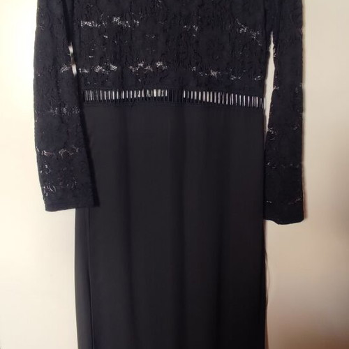 Acne Studios long black dress with lace, like new, evening