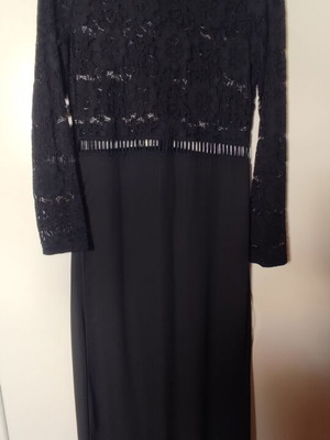 Acne Studios long black dress with lace, like new, evening