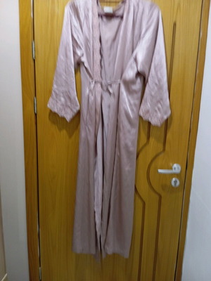 Lady Avenew pure silk robe μεταχειρισμένο, ροζ, χωρίς ζώνη