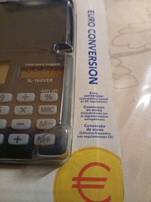 Casio Euro Conversion calculator new sealed