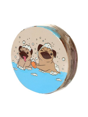 Mopps Pug Collectible Travel Towel by Puckator UK