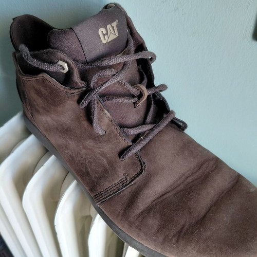 Caterpillar boots like new, size 45, brown
