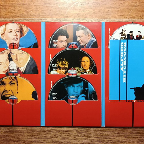 Alfred Hitchcock 7 DVD collection with Greek subtitles