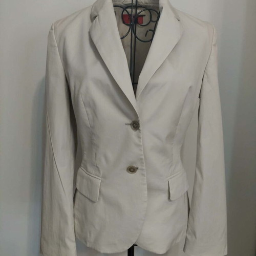 Boss vintage women's beige blazer jacket size Small like new