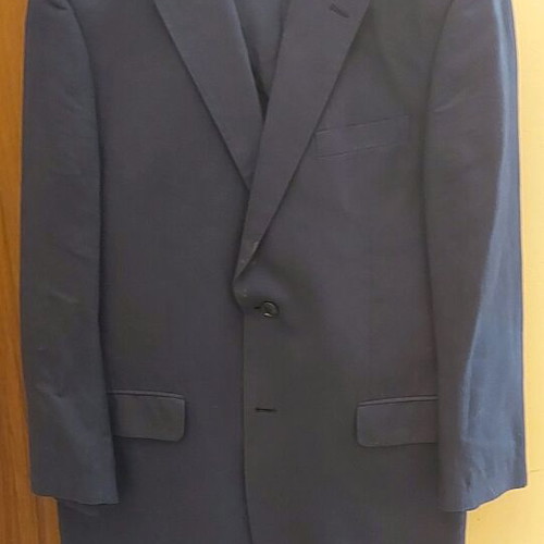 Spring men's suit like new, size 52, dark blue