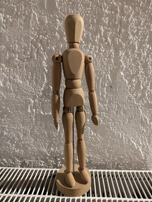 Wooden mannequin figure like new