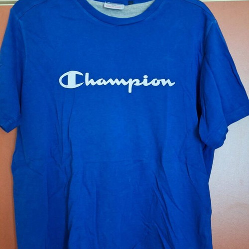 Champion sports shirt blue, like new, size L