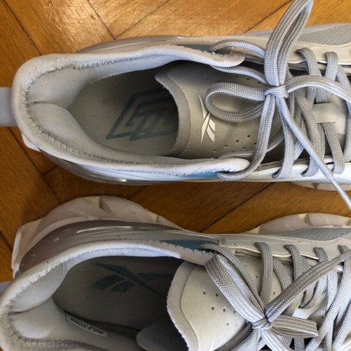 Reebok Zig athletic shoes like new, gray, size 41