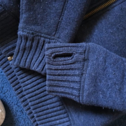 Superdry jacket like new, blue, size S