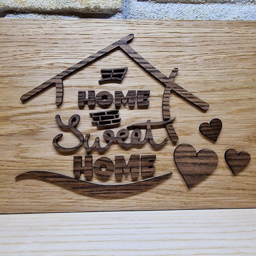 Wooden Home Sweet Home sign new, wall decoration