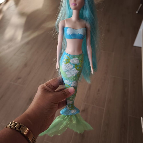 Barbie Mermaid 2021 Mattel doll used, original collectible