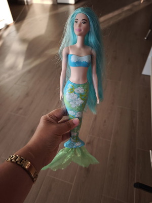 Barbie Mermaid 2021 Mattel doll used, original collectible