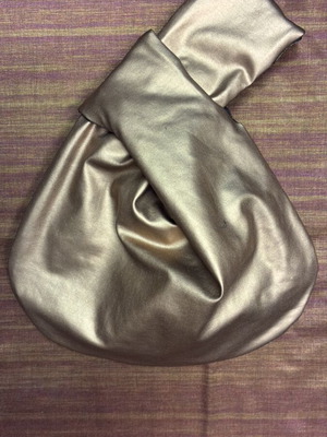 Fab of a Bag bronze gold knot handbag