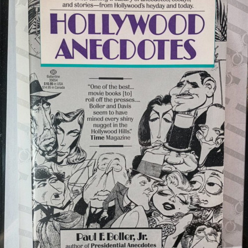 Hollywood Anecdotes book like new, English language