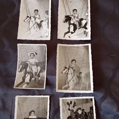 Photos used, set of six with luna park theme