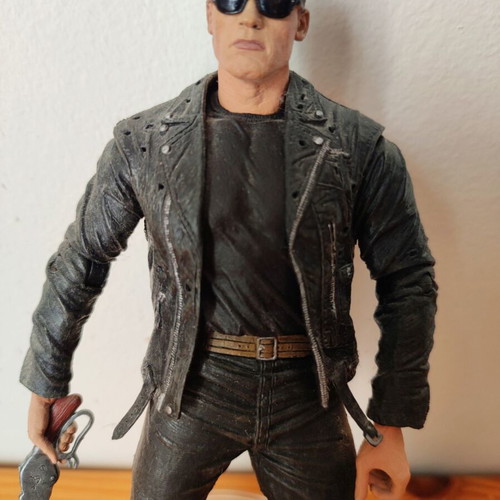 NECA Terminator 2 Judgement Day T-800 (Pescadero Escape) action figure used