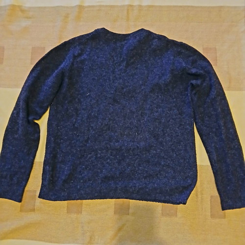 Μάλλινο πουλόβερ Pull & Bear μεταχειρισμένο, γκρι σκούρο, μέγεθος M