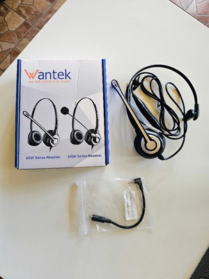 Wantek A600F μονοφωνικό ακουστικό με μικρόφωνο και βύσμα 3,5 χλστ.