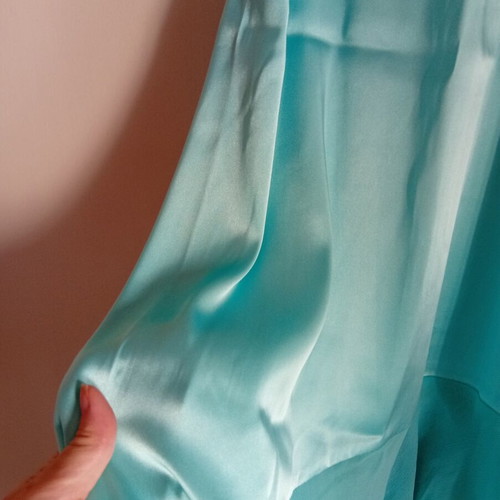 Rebecca Blu Satin Dress size S like new, turquoise