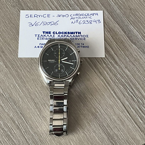 Seiko 6138-3002 Jumbo Automatic Chronograph watch, vintage 1976, original bracelet