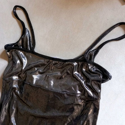 Bambolita top new, silver, size S