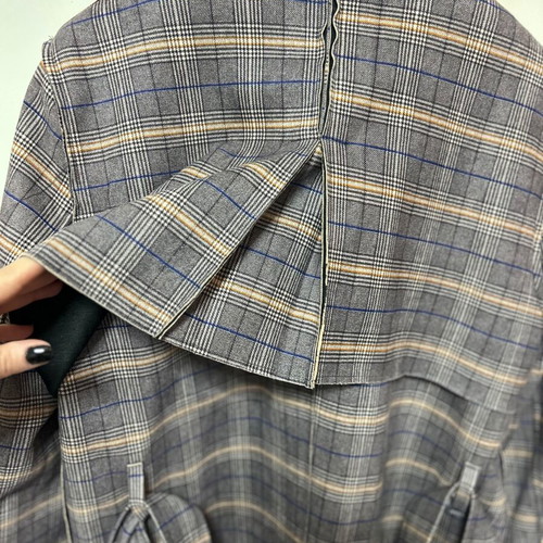 Vintage checked coat Elli White like new