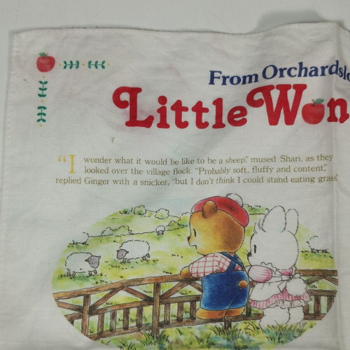 Little Wonder Story handkerchief used with Sanrio 80s story
