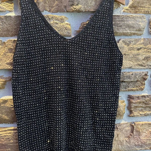 Strap top with rhinestones like new