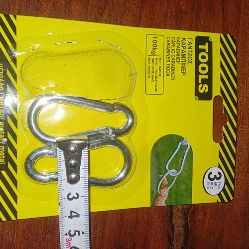 Carabiner rings new, set of 2 pieces