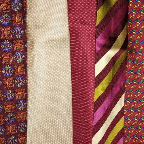 Silk ties used, pack of 20, multicolored