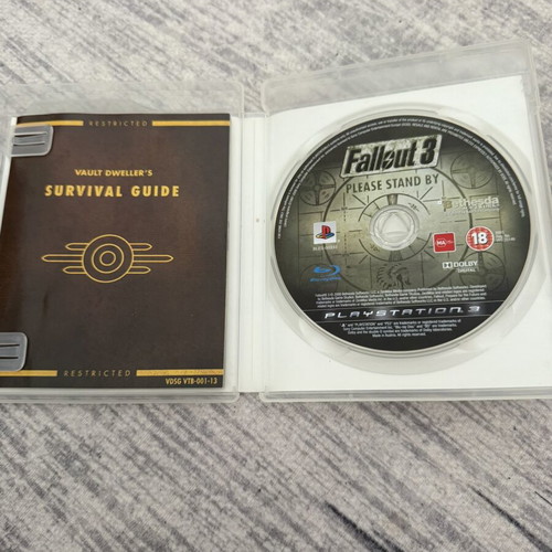 Fallout 3 PS3 game like new, complete