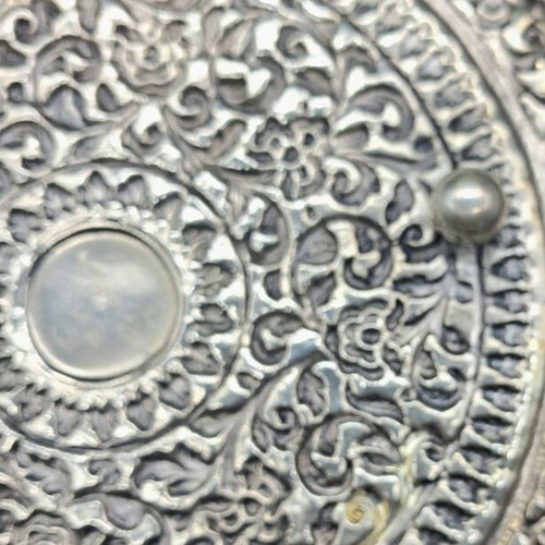 Ecclesiastical Silver-Plated Dish like new, Benaki Museum replica 16.5 cm