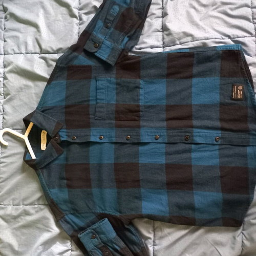 Zara shirt 11-12 years, cotton, like new, black-blue