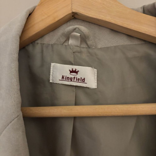 Faux suede jacket like new, mint color