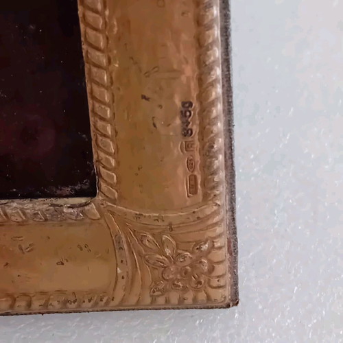 Vintage silver small frame 14cm x 14cm used