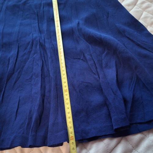 Sandro blue viscose mini skirt size 34