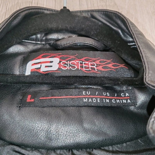 Motorcycle Jacket from Leatherette size L like new