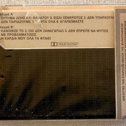 Angela Dimitriou Kanonise To cassette tape new, laiko