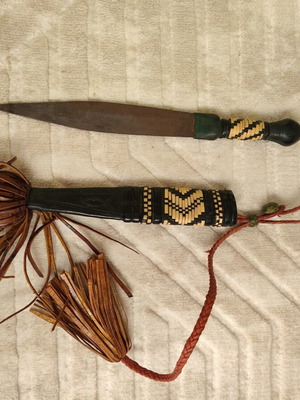Traditional West African Dagger like new, Tuareg culture decoration