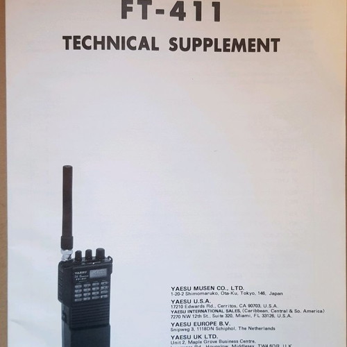 Yaesu FT-411 used portable radio transceiver