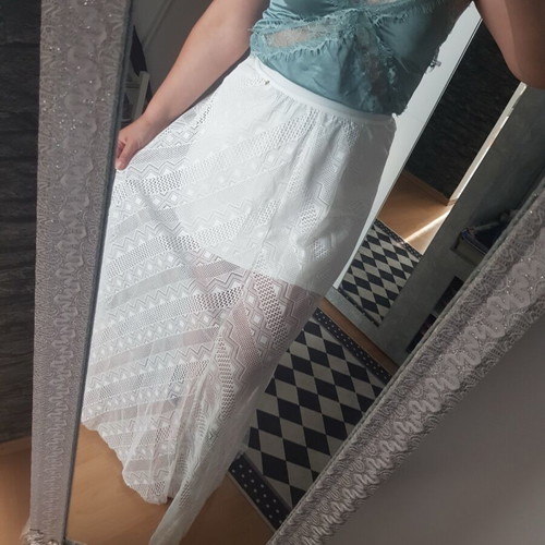 Guess lace skirt new, women's, size 36/S, white